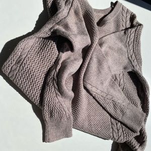 Small American Eagle Gray Sweater 60% cotton wool blend